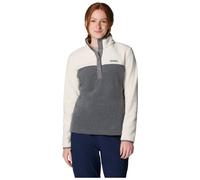Columbia Womens Benton Half Snap Pull Over II Fleece Top City Grey