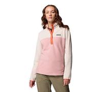Columbia Womens Benton Springs 1/2 Snap Fleece, Pink, Size Xl, Women Pink