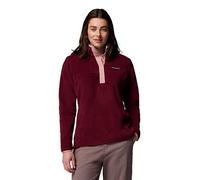 Columbia Women's Benton Springs 1/2 Snap Fleece Pull Over Ii, Purple, Size S, Women Purple