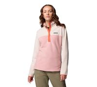 Columbia Women's Benton Springs 1/2 Snap Pull Over 2, Fleece Pull Over, Eraser Pink/Dark Stone/Tuscan, M