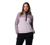 Columbia Women's Benton Springs 1/2 Snap Pull Over 2, Fleece Pull Over, Lavender Pearl/Shale Purple/Shark, XS
