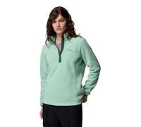 Columbia Women's Benton Springs 1/2 Snap Pull Over 2, Fleece Pull Over, New Mint/Rain Forest, M