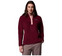 Columbia Womens Benton Springs 1/2 Snap Pull Over II Fleece Top - Rich Wine