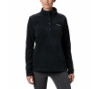 Columbia Women's Benton Springs 1/2 Snap Pullover, Fleece Pull Over, Black, Size L
