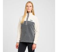 Columbia Women's Benton Springs Button-Up Pullover Fleece, Grey XXL