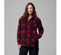 Columbia - Women's Benton Springs™ Fleece Shirt Jacket - Mountain Red Omblur Tonal Size L Women