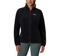 Columbia Women's Benton Springs Full Zip Fleece Jacket, Black, XS Petite