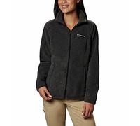 Columbia Women's Benton Springs Full Zip Fleece Jacket, Charcoal Heather, 1X