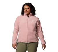 Columbia Women's Benton Springs Full Zip, Full Zip Fleece Jacket, Eraser Pink, L
