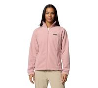 Columbia Women's Benton Springs Full Zip, Full Zip Fleece Jacket, Eraser Pink, XXL