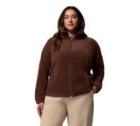 Columbia Women's Benton Springs Full Zip, Full Zip Fleece Jacket, Tobacco, L