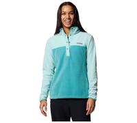 Columbia Womens Benton Springs Half Snap Pull Over II Fleece Top - Teal