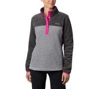 Columbia Women's Benton Springs Half Snap Pull Over II, Light Grey Heather/Shark, Medium