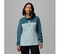 Columbia Women's Benton Springs Half Snap Pullover - Crushed Blue/Everblue - Size: Large