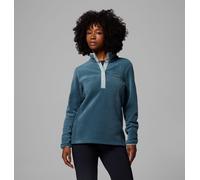 Columbia Women's Benton Springs 1/2 Snap Pull Over 2, Fleece Pull Over, Everblue/Crushed Blue, S