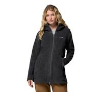 Columbia Women's Benton Springs Ii Long Hoodie Fleece Jacket, Charcoal Heather, M