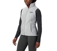 Columbia Women's Benton Springs Petite Vest Fleece, Cirrus Grey Heather, Medium