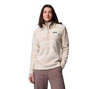 Columbia Benton Springs Printed Half Zip Fleece Beige White Women - XL