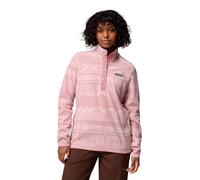 Columbia Women's Benton Springs Printed 1/2 Snap, Fleece Pull Over, Eraser Pink Deschutes Days, S