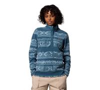 Columbia Women's Benton Springs Printed 1/2 Snap, Fleece Pull Over, Everblue Deschutes Days, L