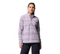 Columbia Women's Benton Springs Printed 1/2 Snap, Fleece Pull Over, Shale Purple Deschutes Days, M
