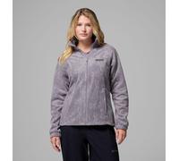 Columbia Women's Benton Springs Printed Full Zip, Full Zip Fleece Jacket, Shale Purple Flowfalls, Medium