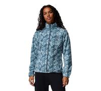 Columbia Women's Benton Springs Printed Full Zip Fleece Jacket, Everblue Rose City, Medium