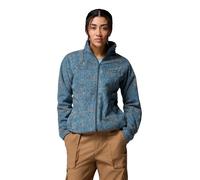 Columbia Women's Benton Springs Printed Full Zip, Full Zip Fleece Jacket, Everblue Flowfalls, S