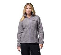 Columbia Women's Benton Springs Printed Full Zip, Full Zip Fleece Jacket, Shale Purple Flowfalls, X-Large