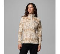 Columbia Women's Benton Springs Printed 1/2 Snap, Fleece Pull Over, Ancient Fossil/Sketchup, Medium