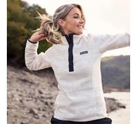 Columbia Women's Benton Springs Printed Half Snap Fleece, Beige M