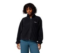 Columbia Women's Benton Springs Relaxed Full Zip Fleece Jacket, Black, XXL
