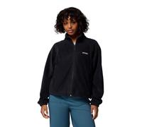 Columbia Women's Benton Springs Relaxed Full Zip, Full Zip Fleece Jacket, Black, Medium
