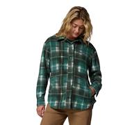 Columbia Women's Benton Springs Shirt Jacket 2, Fleece Jacket, Rain Forest Omblur, M