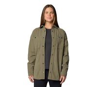 Columbia Women's Shirt Jacket - Blue Point Creek Corduroy - Olive Size S