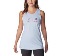 Columbia Women's Bluff Mesa Tank, Whisper Heather/Branded Bouquet Two, S
