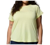 Columbia Bogata Bay Short Sleeve T-Shirt Yellow Women - L