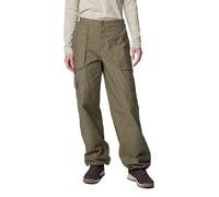 Columbia Womens Brea Falls Cotton Ripstop Pant, Stone Green, XL