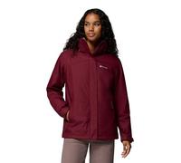 Columbia Women's Bugaboo 3 Fleece Interchange Jacket, 3 In 1 Interchange Winter Coat, Rich Wine, Large