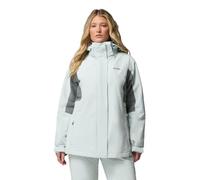 Columbia Women's Bugaboo 4 Fleece Interchange Jacket, 3 In 1 Interchange Winter Coat, Tea Light/Sedona Sage, X-Large