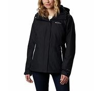 Columbia Womens Bugaboo II Fleece Interchange 3 in 1 Waterproof Jacket (Black)-L Black