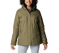 Columbia Womens Bugaboo II Fleece Interchange 3 in 1 Waterproof Jacket (Stone Green)-S Stone Green