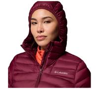 Columbia Womens Corelite Down Insulated Hooded Jacket - Rich Wine