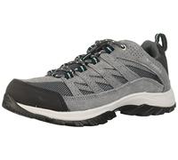 Columbia Womens Crestwood Hiking Sneaker, Graphite/Pacific Rim, 7.5 Wide US