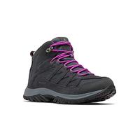 Columbia womens Crestwood Mid Waterproof Boot Hiking Shoe, Dark Grey/Kettle, 10 US
