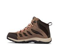 Columbia Women's Crestwood Mid Waterproof Hiking Shoe, 2024 Cordovan/Mud, 5.5 UK