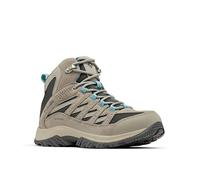 Columbia Women's Crestwood Mid Waterproof Hiking Shoe, Dark Grey, Kettle, 8.5 Wide