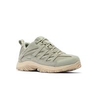 Columbia Women's Crestwood Waterproof Hiking Shoe, Grey Green/Ancient Fossil, 5.5