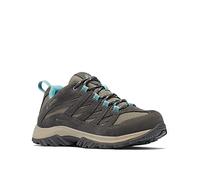 Columbia Women's Crestwood WP waterproof low rise hiking shoes, Black (Kettle x Dark Grey), 8 UK