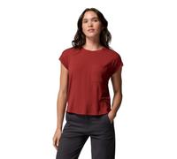 Columbia Women's Daniela Falls Short Sleeve, Short Sleeve T-Shirt, Red Oxide, X-Small